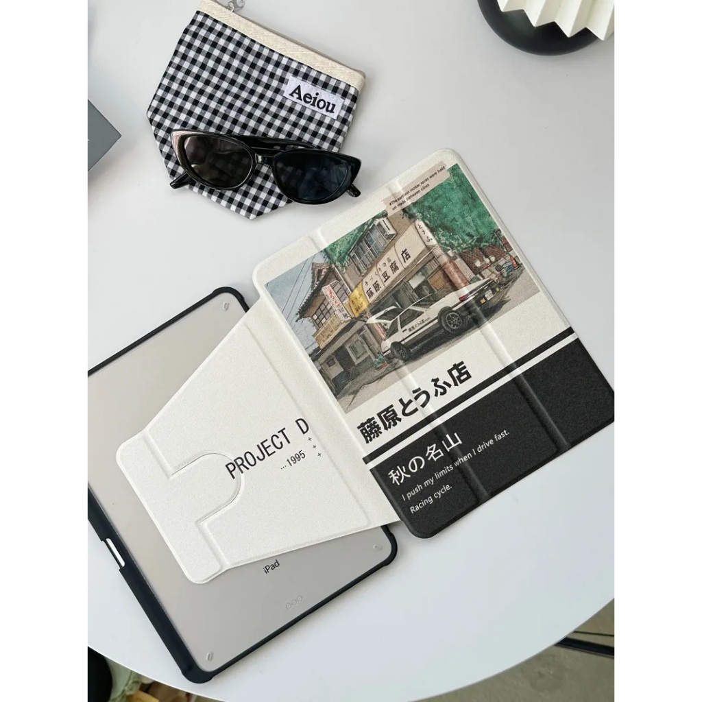 🚀จัดส่งทันที🚀เคสไอแพด อะคริลิคหมุนได้ 360 องศา ย้อนยุค Pro13 Air7 13 Gen12 Air6 ภูมิประเทศ เคสiPad