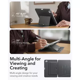 ESR เคสสำหรับ iPad Pro 11 / Pro 13'' (M5/M4) รุ่น Flip Magnetic Case with Pencil Holder