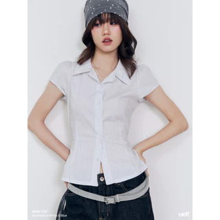MELT.INMOMENTS Rene Top เสื้อเชิ๊ตแขนสั้น