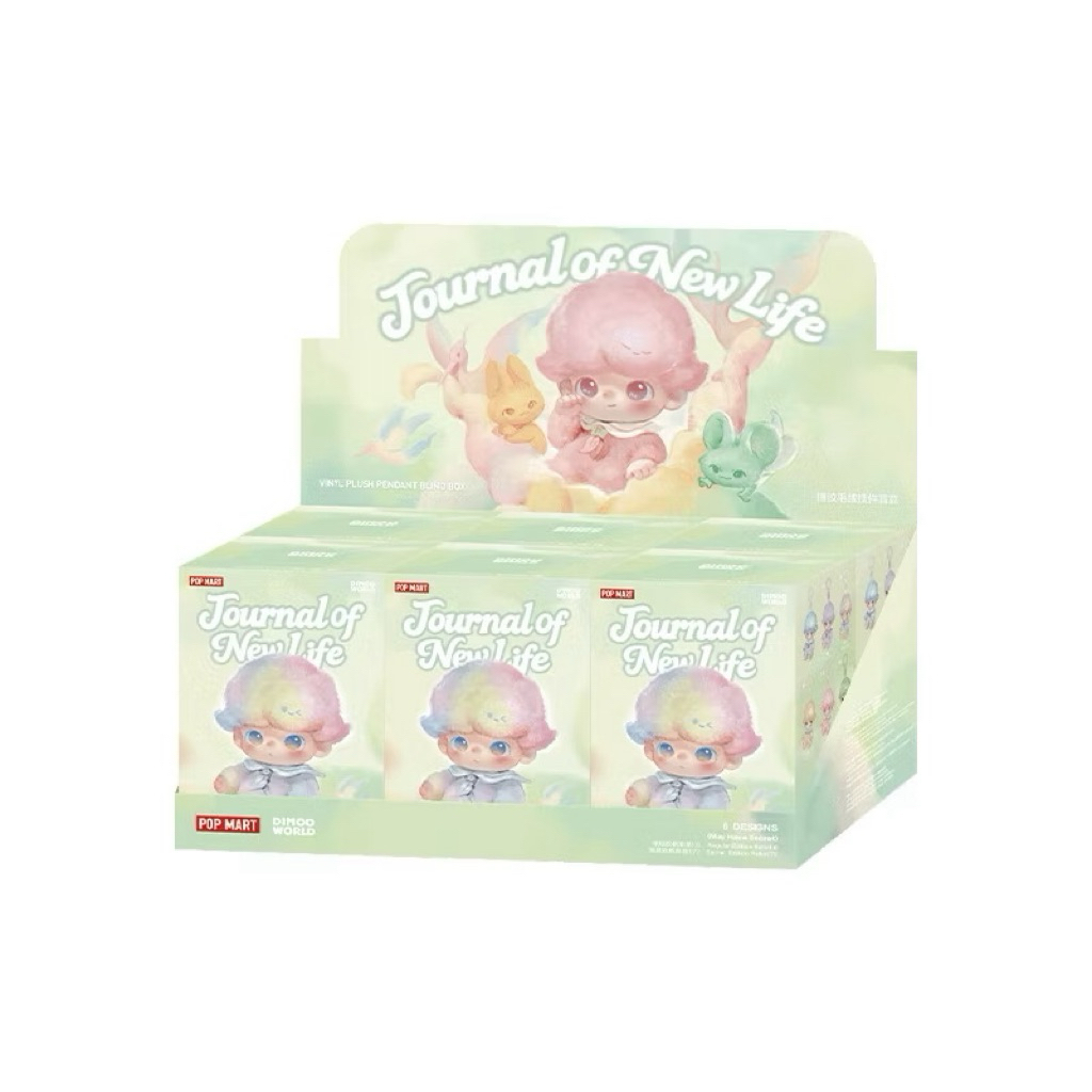 🇹🇭พร้อมส่งด่วนจากไทย  DIMOO Journal of New Life Series-Vinyl Plush Pendant Blind Box  (Whole Set)