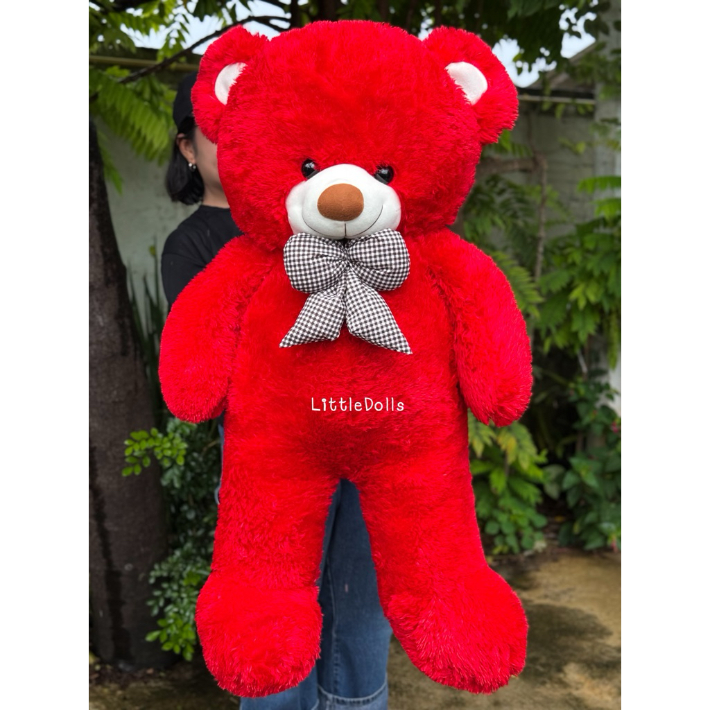 ตุ๊กตาหมีผู้ดีตัวใหญ่ 100 cm. รุ่นใหม่ขนนุ่ม ถ่ายจากสินค้าจริง!