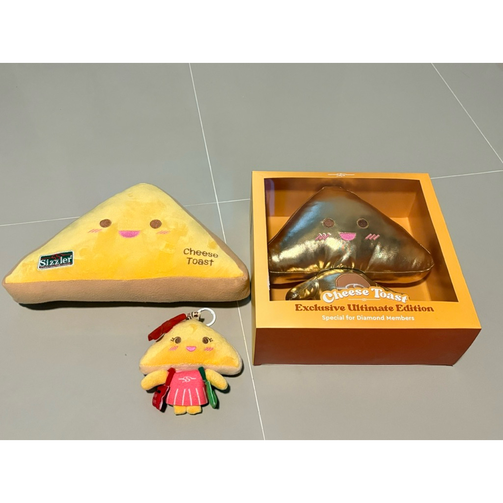 ตุ๊กตาSizzlerชีสโทสต์ Cheese toast
