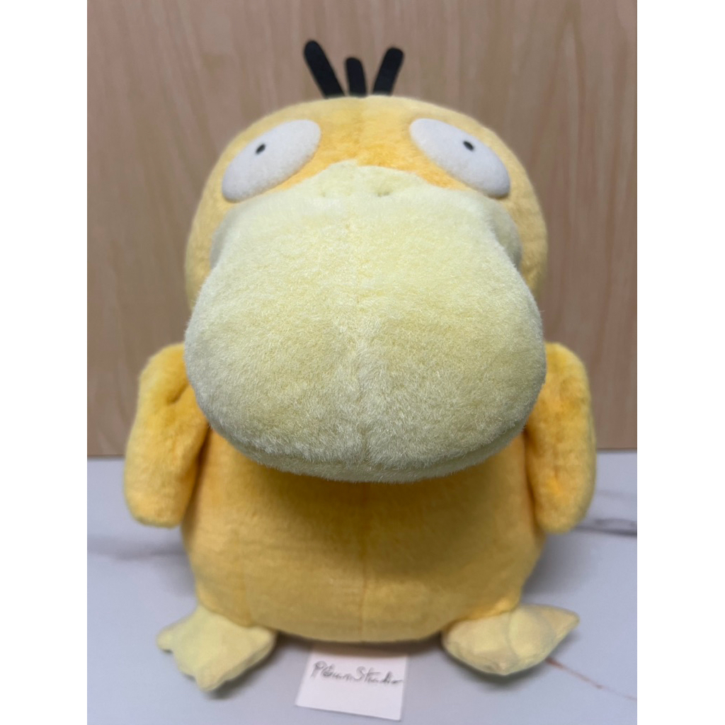 (ของแท้ : พร้อมส่ง) TOMY : Pokemon Psyduck Plush Doll ตุ๊กตาเสียงโคดัก โปเกม่อน