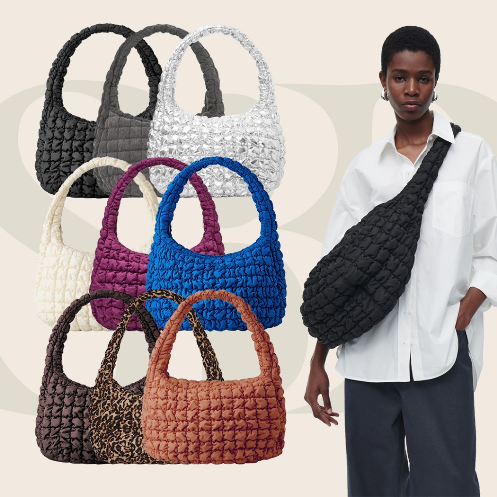 💥พร้อมส่ง💨 แท้ 100%💥 COS QUILTED OVERSIZED BAG 🥊