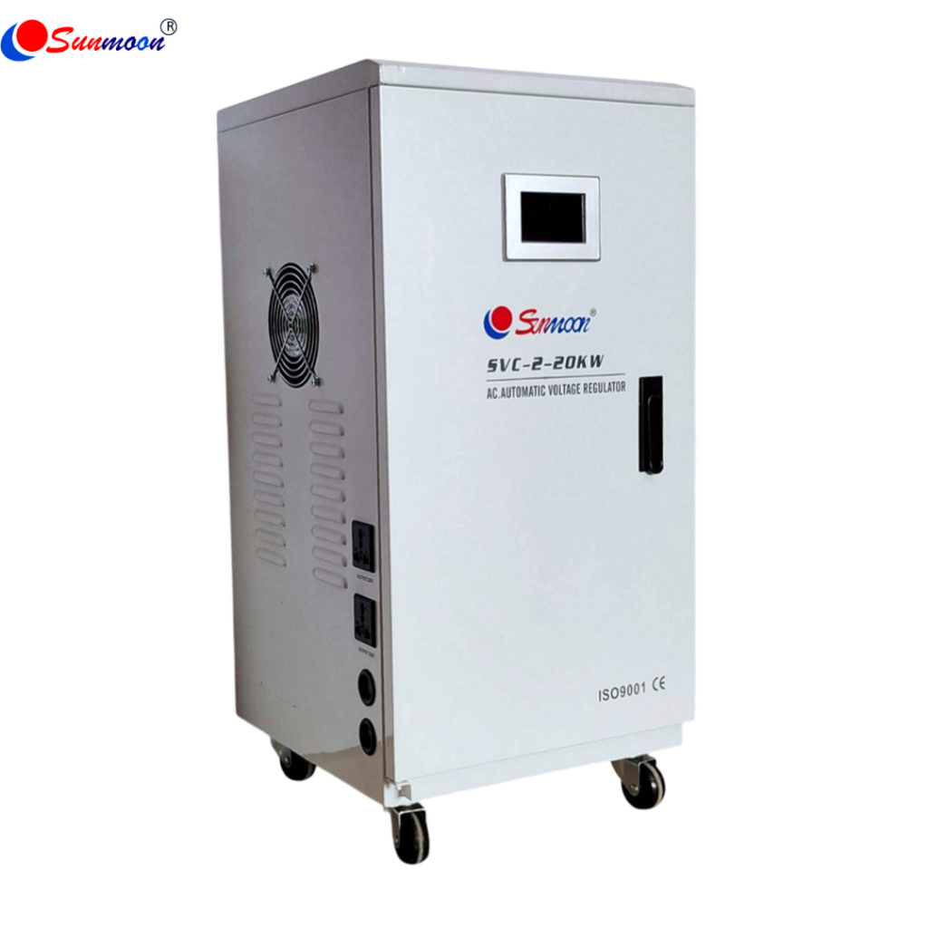 SUNMOON SVC2 20KW/20000W/90A เครื่องปรับแรงดันไฟฟ้าอัตโนมัติ กันไฟตกไฟเกิน ปรับแรงดันไฟฟ้า