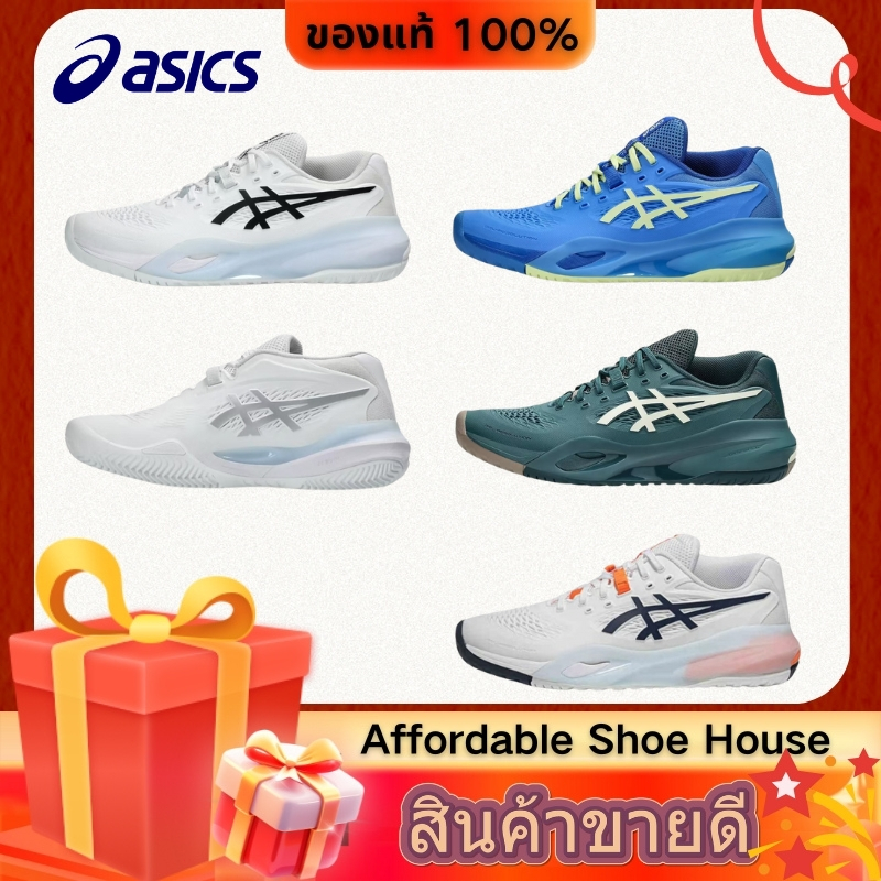 (ของแท้ 100%) ASICS Gel-Resolution X Tennis Shoes รองเท้าผ้าใบ รองเท้าเทนนิส