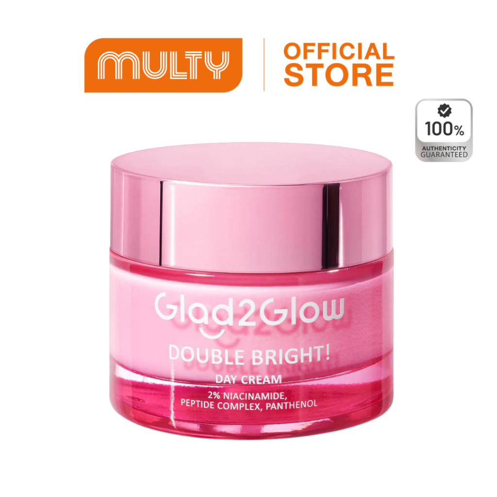 Glad2Glow Double Bright Day Cream 30 g.มอยเจอร์ไรเซอร์ ครีม