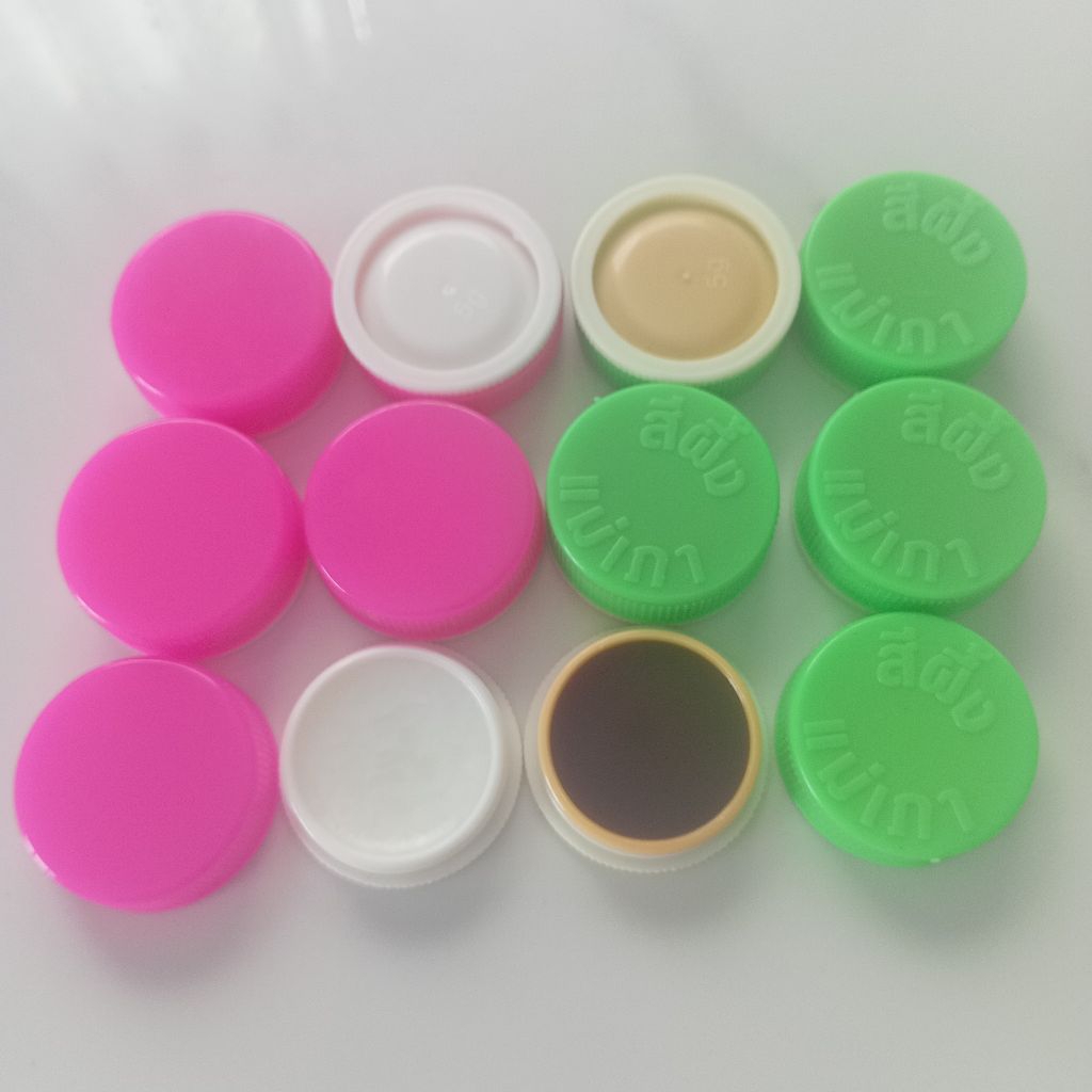 สีผึ้ง แม่เภา สีผึ้งตลับ 5กรัม สีขาว/สีน้ำตาล สีผึ้งทาปาก