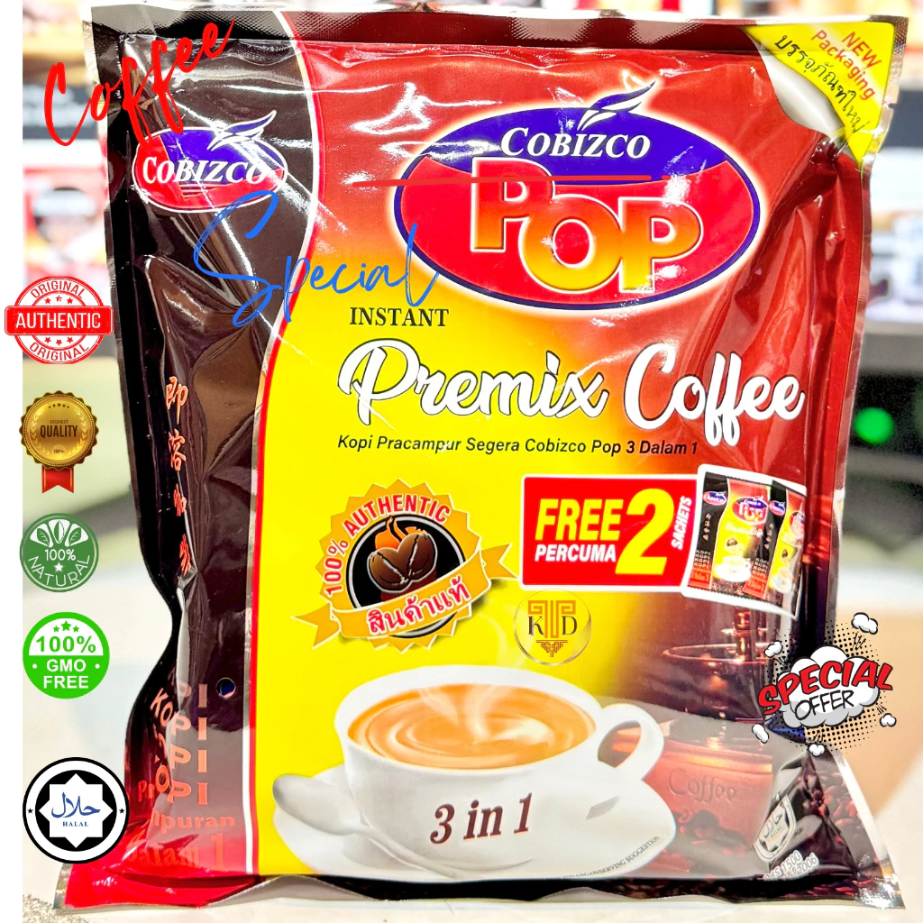 กาแฟ 3 in 1 กาแฟสำเร็จรูป กาแฟ ป๊อบ Pop coffee mix