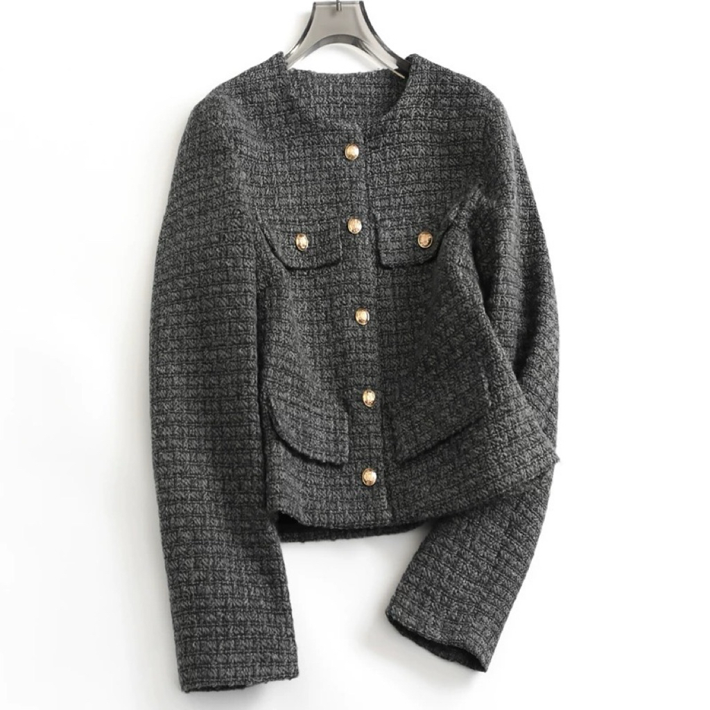 PICHA_BRAND : NEW MIDNIGHT TWEED BLAZER