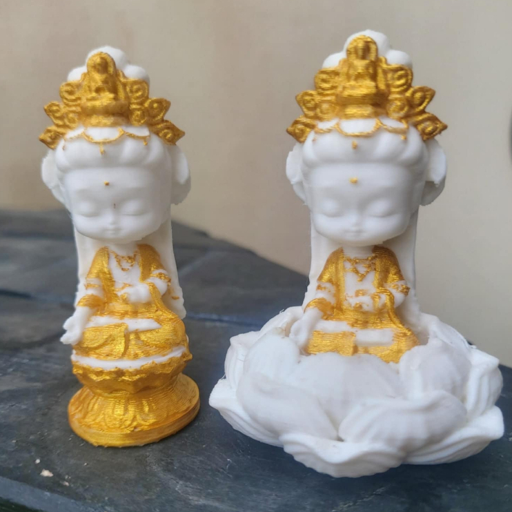 เจ้าแม่กวนอิมจิ๋ว 3D เสริมสิริมงคล เมตตา และความสงบในบ้าน