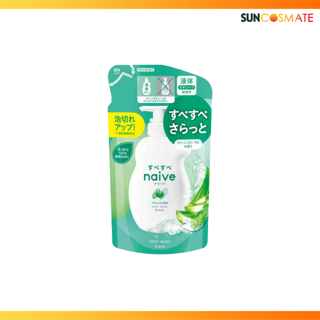 Naive body wash (aloe) refill 360ml