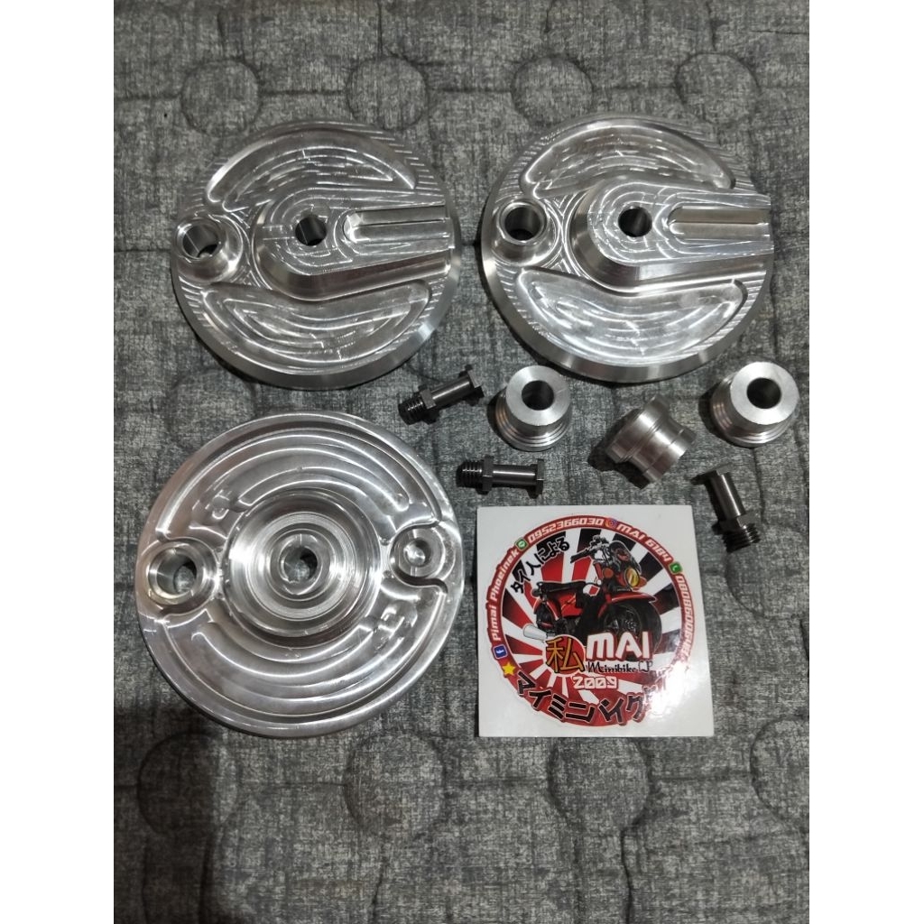 ฝาครอบดุมดั้ม Cnc.พร้อมบูท Monkey gorilla baja