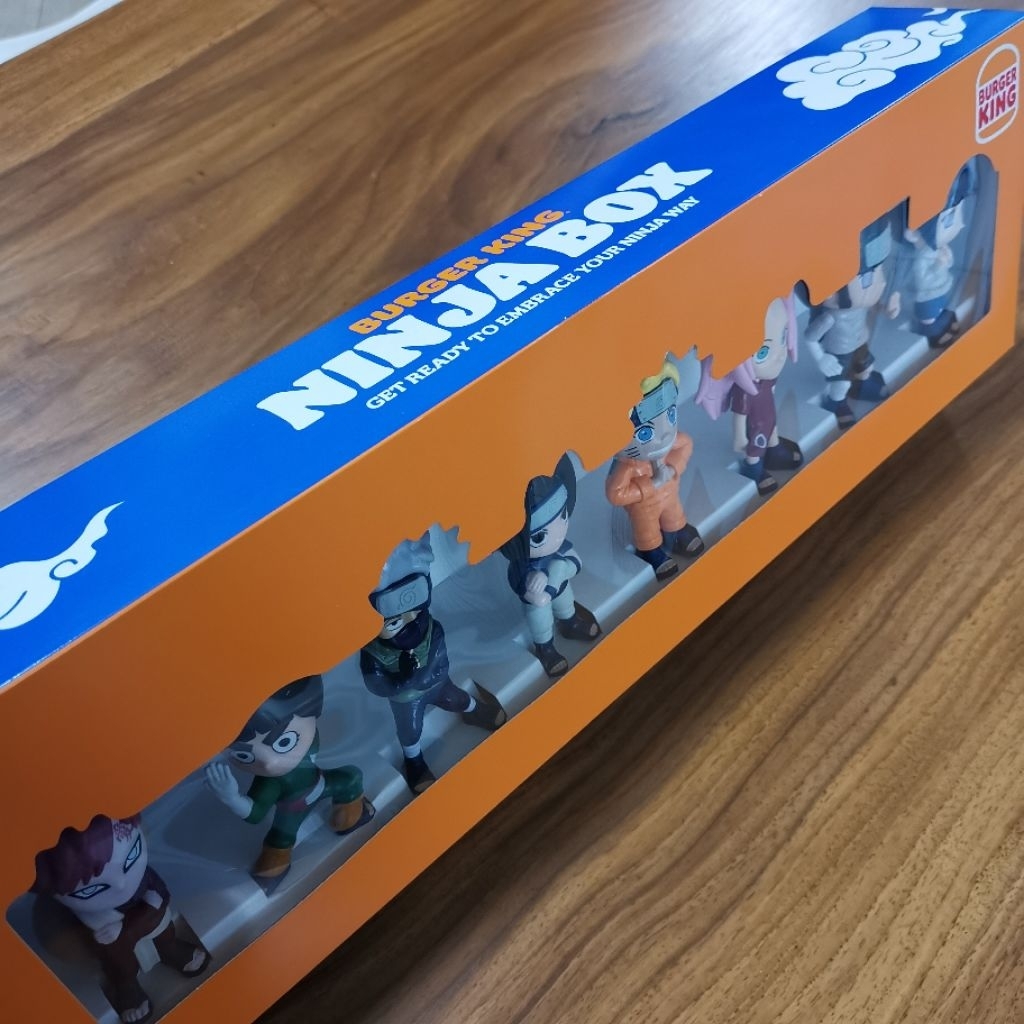 BURGER KING x NARUTO ชุดของเล่นนินจานารูโตะ 8 ตัวละครครบเซต ใหม่ แท้ ไม่เคยแกะกล่อง