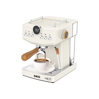 SKG เครื่องชงกาแฟสด SK-1202 ก้านชง 58 มม. กำลังไฟ 1350W สามารถตั้งอุณหภูมิในการชง และสตีม รับประกัน 1 ปี