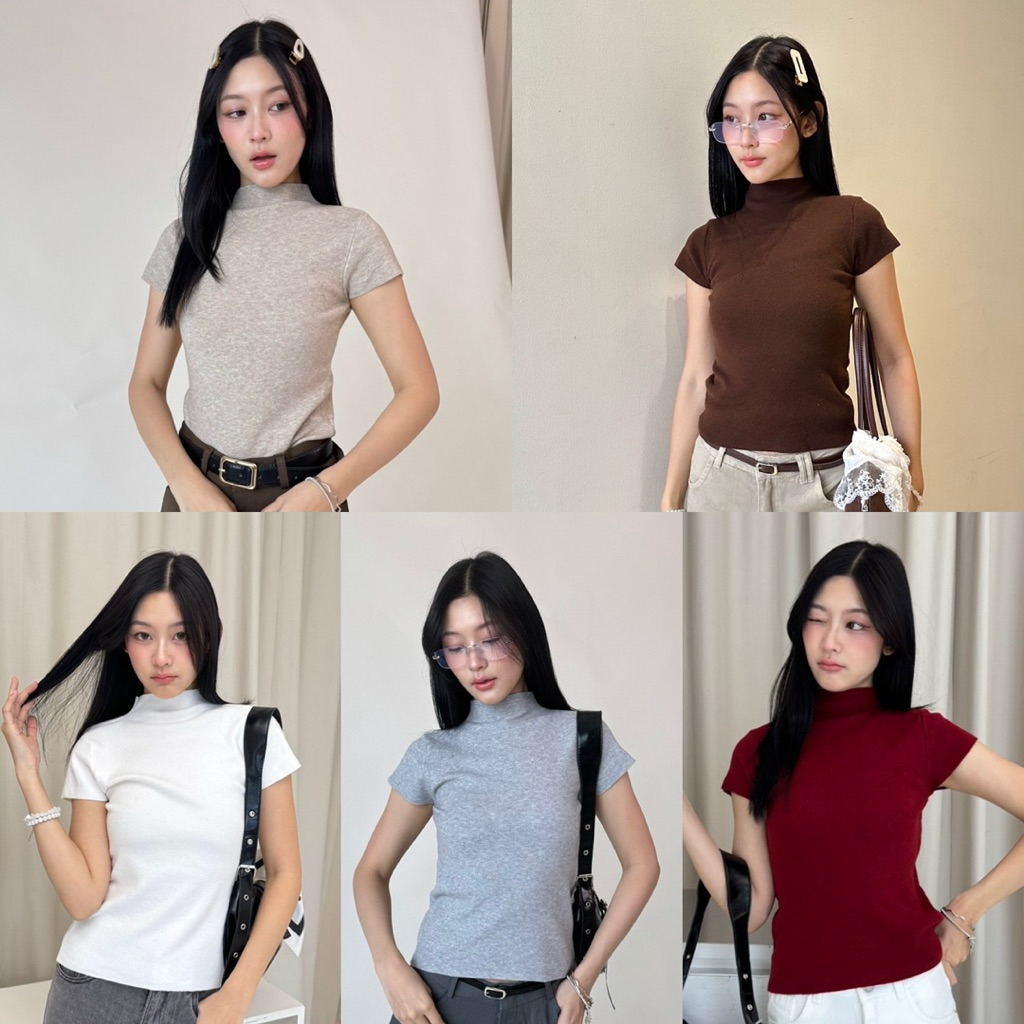 Cookies bear เสื้อคอปีน ทรงเข้ารูป