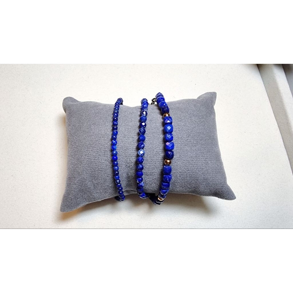 สร้อยข้อมือกำไลหินลาพิส ลาซูรี Lapis Lazuli