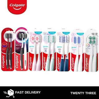 แปรงสีฟันแพ็คคู่ Colgate Gentle Gum Expert Toothbrush แปรงสีฟัน คอลเกต เจนเทิล กัมเอ็กซ์เปิร์ต คลีน แปรงนุ่มแน่นพิเศษ