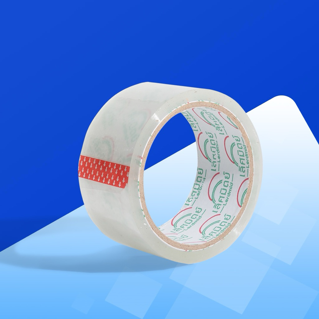 สก็อตเทป OPP เทปใส เทปขุ่นเหลือง 42ไมครอน 50/100หลา เทปปิดกล่อง - รูปที่ 2