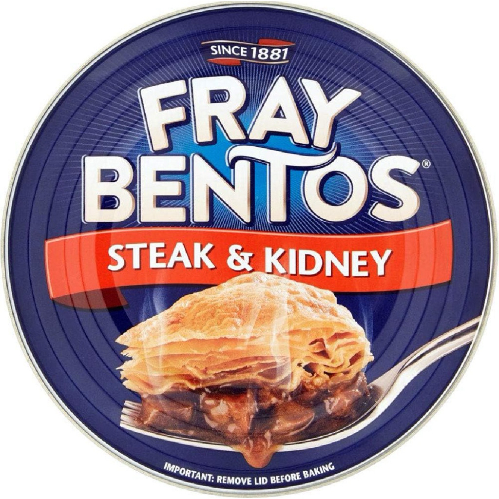 Fray Bentos Steak & Kidney/Minced Beef & Onion Pie 425g.