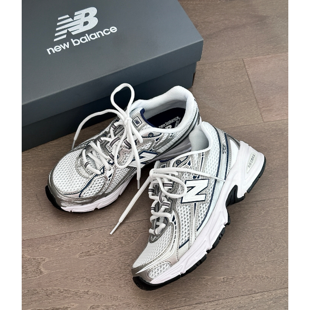 New Balance NB 740 Y2K Low cut Running Shoes White ของแท้ 100% - รูปที่ 4