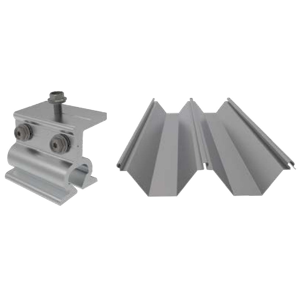RRK-314-0003TLS คลิ๊ปล็อคหลังคาเมทัลชีทV600 (อุปกรณ์โซล่าเซลล์SOLAR CELL) ″RRACK″