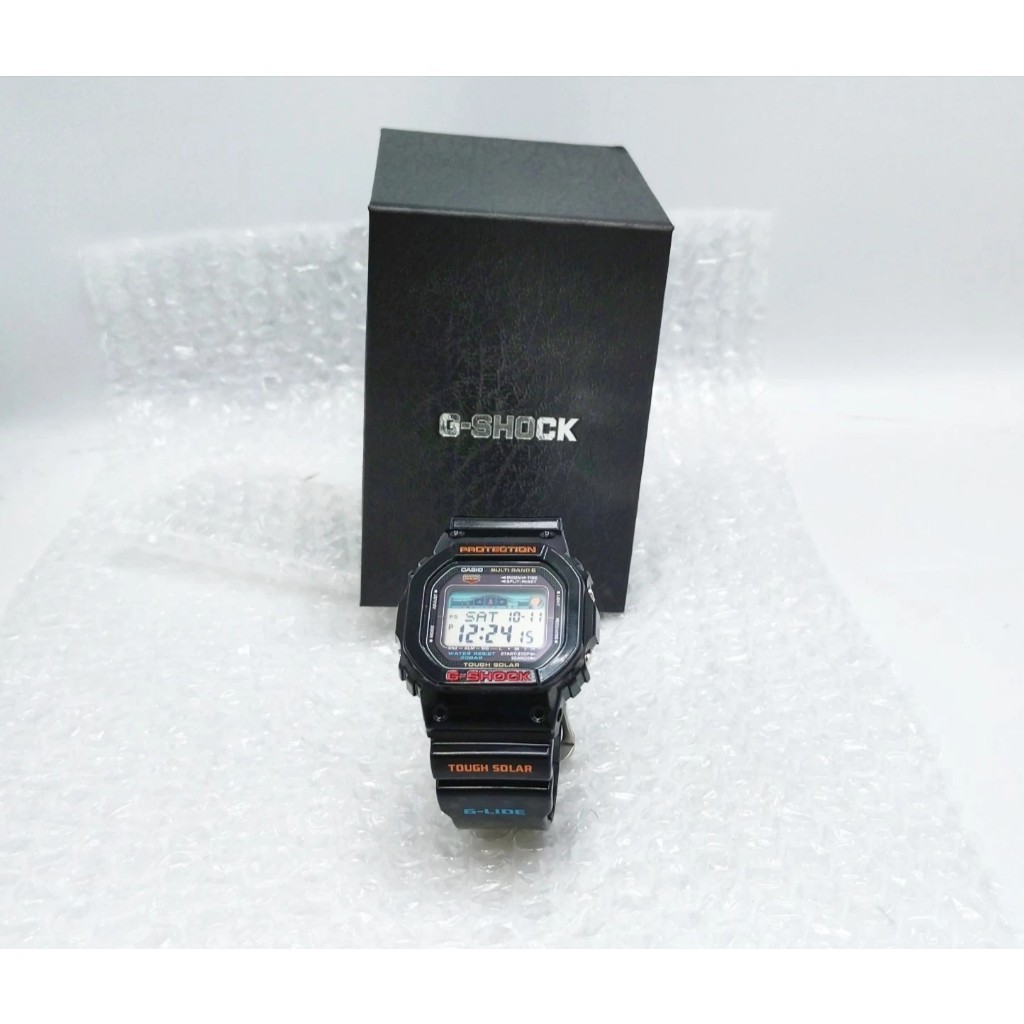 CASIO G-SHOCK GWX-5600-1JF G-LIDE Black Solar Radio Watch (Japan Model)
