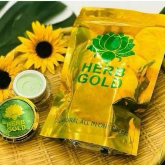HERB GOLD ครีมเฮิร์บโกล์ด รีฟิล แบบถุงสีทอง ของ แท้ 100%