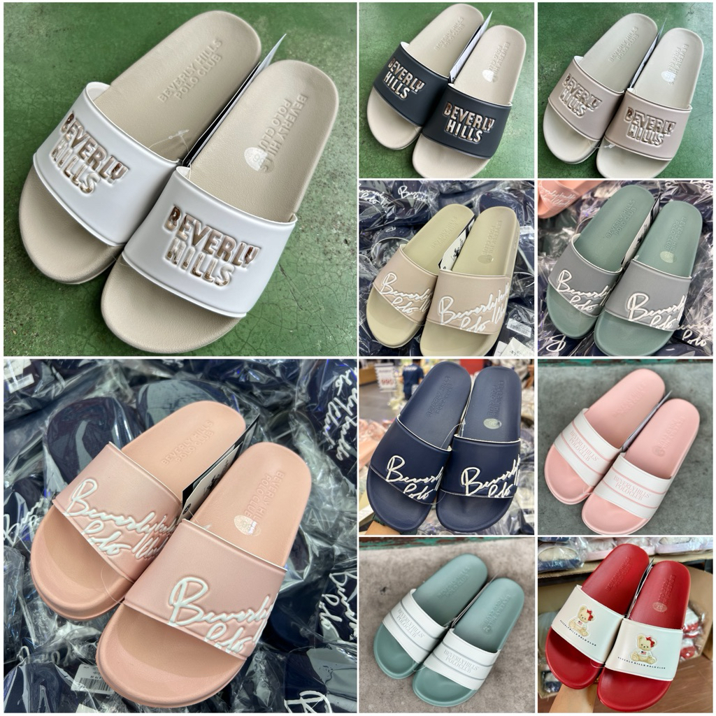 พร้อมส่ง‼️รองเท้าสวม Beverly Hills Polo Club สำหรับผู้หญิง#รองเท้าสวมพี่หมี #รอง