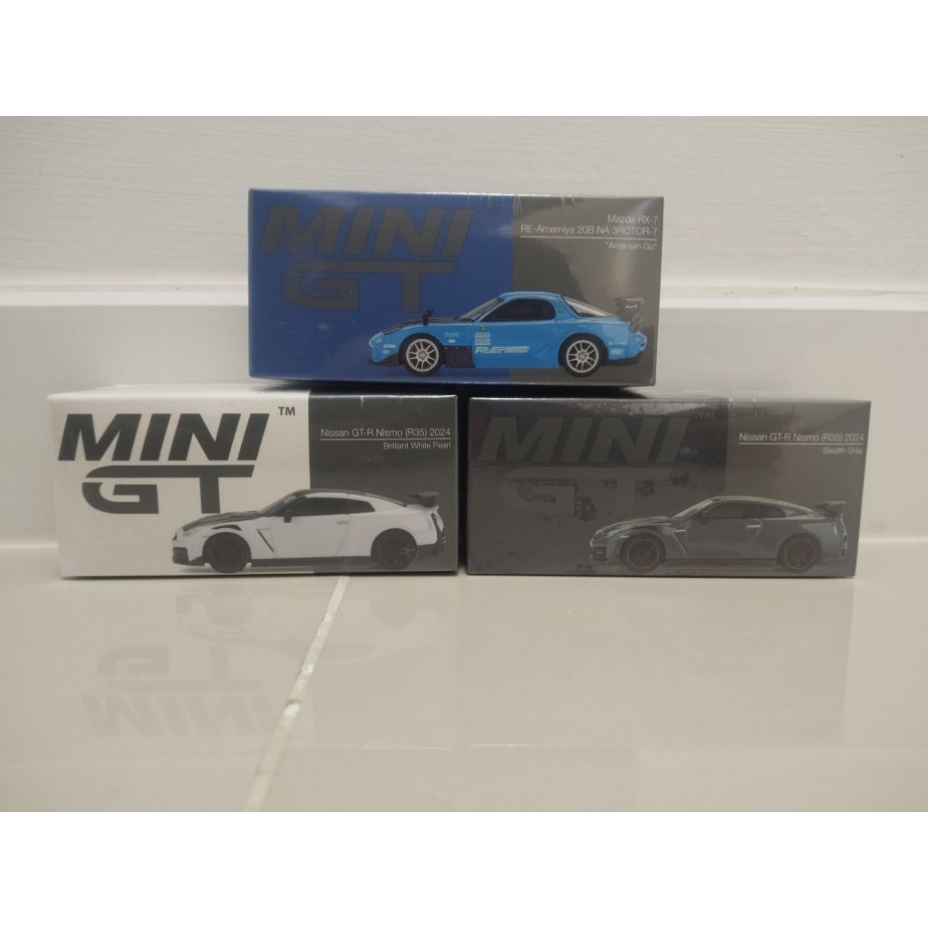 Mini gt modelรถNissan skyline R35/ Mazda Rx7