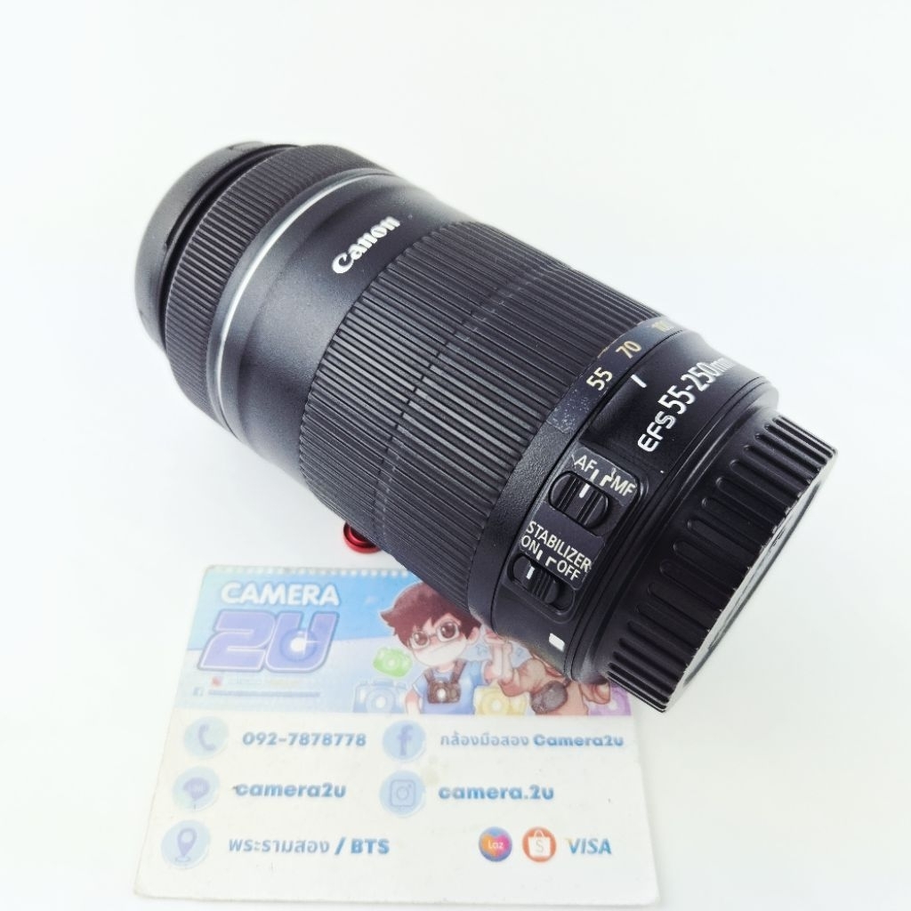 เลนส์ซูม Canon EF 55-250 STM รุ่นใหม่