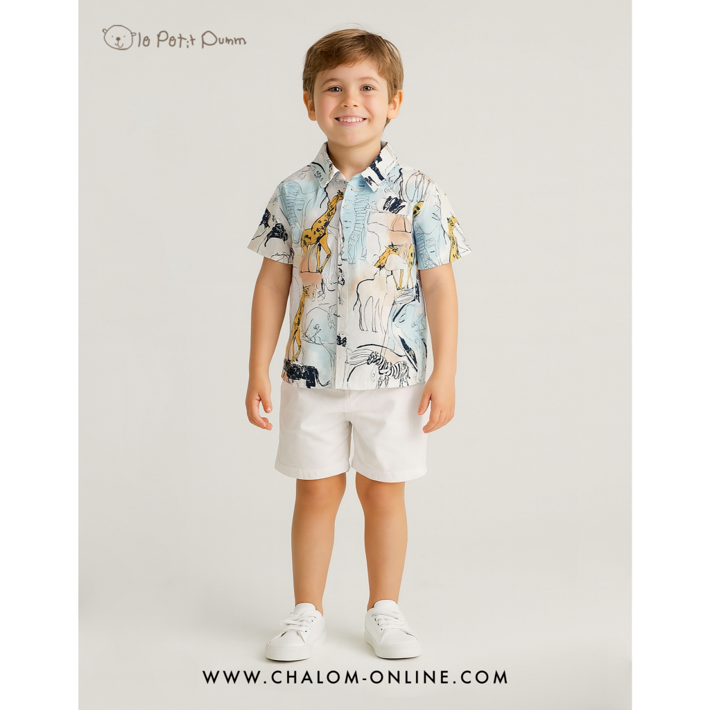 CHA-LOM : LS PU 485 NJ เสื้อเชิ๊ต Pumm n'Joy