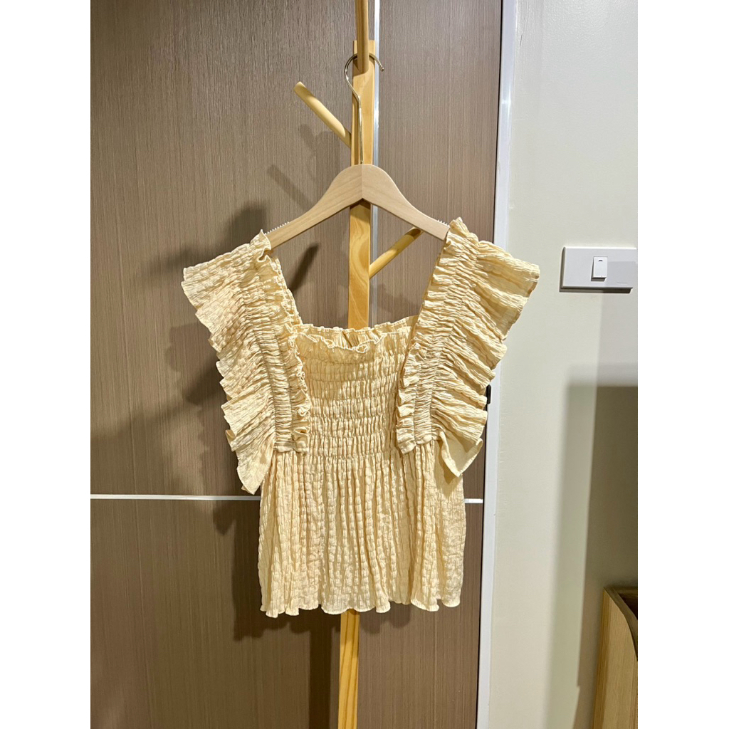 Aceyเสื้อแขนระบายน่ารักมากก