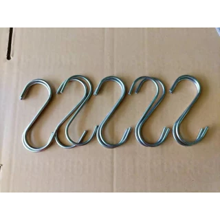 ตะขอ S สแตนเลสหนา 4 mm แข็งแรง ไม่เป็นสนิม ตะขอแขวนของ ตะขอครัว อเนกประสงค์ มีหลายขนาด