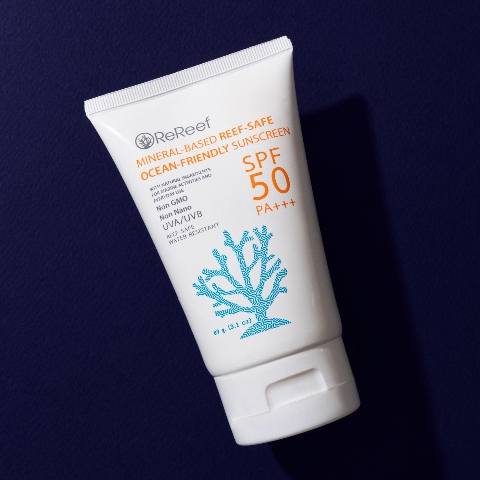 ReReef Mineral-based Reef-safe Ocean-friendly Sunscreen SPF50 PA+++ (40g & 89g)