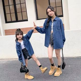 nana*3397*เสื้อยืนส์ทรงโอเวอร์ไซส์สำหรับชุดครอบครัว สไตล์เกา…