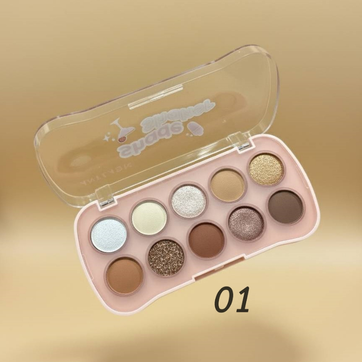 พร้อมส่งจากไทย อายแชโดว์ ANYLADY Shade Shaker พาเลทอายแชโดว์ 10 สี No.8302 - รูปที่ 2