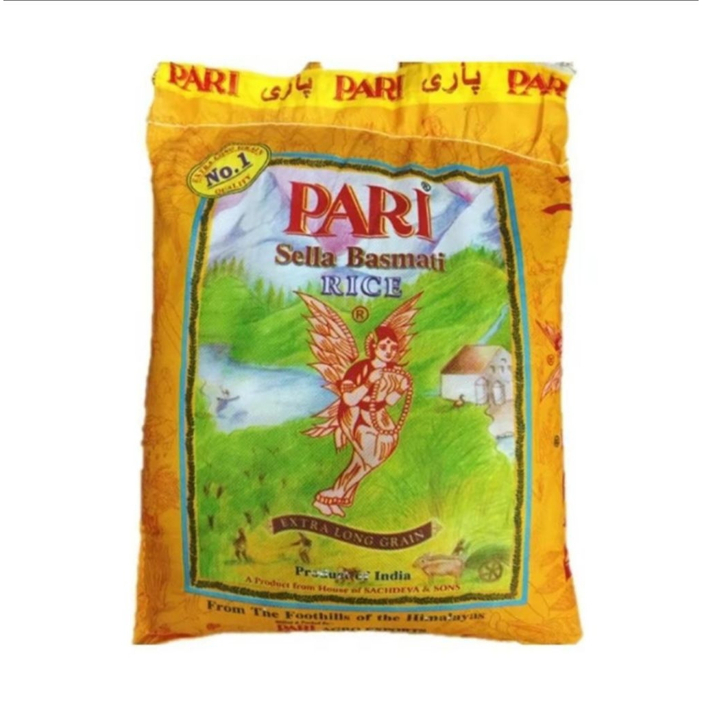 ข้าวบาสมาติ ตรานางฟ้า - Pari Sella basmati rice 5kg