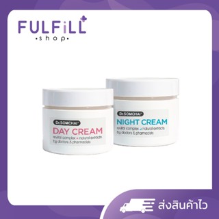 [แพ็คคู่] Dr.Somchai Day Cream & Night Cream 40ml ดร.สมชาย เ…