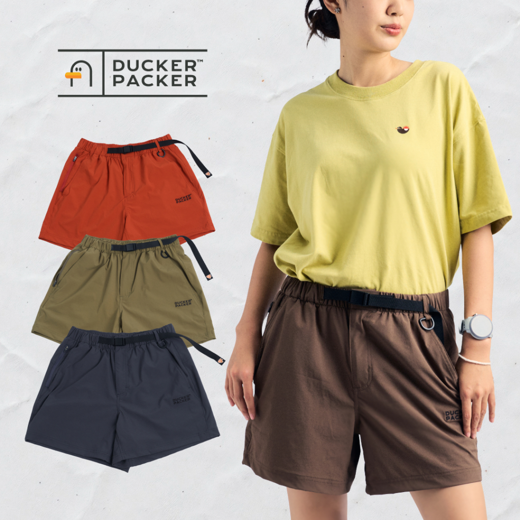 DUCKER PACKER Shorts | กางเกงขาสั้นสำหรับเที่ยว เดินป่า ใส่สบาย แห้งเร็ว(Unisex)
