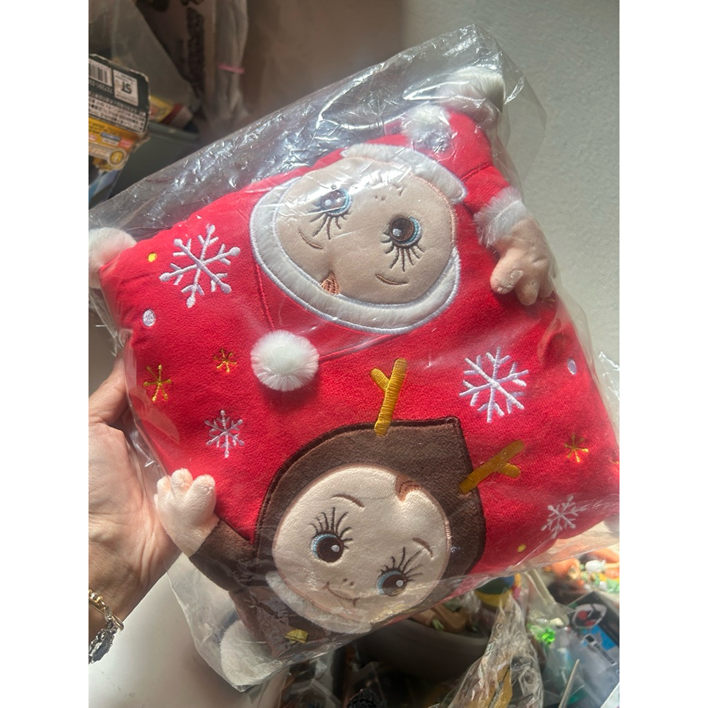 หมอนมินิ คิวพี คริสต์มาส Kewpie QP mini Cushion Christmas Santa Claus kewpie and reindeer kewpie Unu