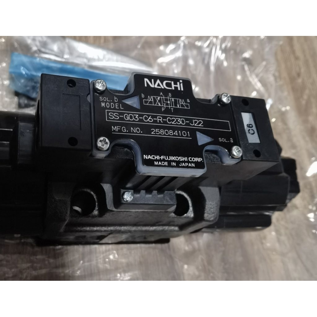 NACHI SOLENOID​ VALVE​ Model​ : SS-G03-C6-R-C230-J22