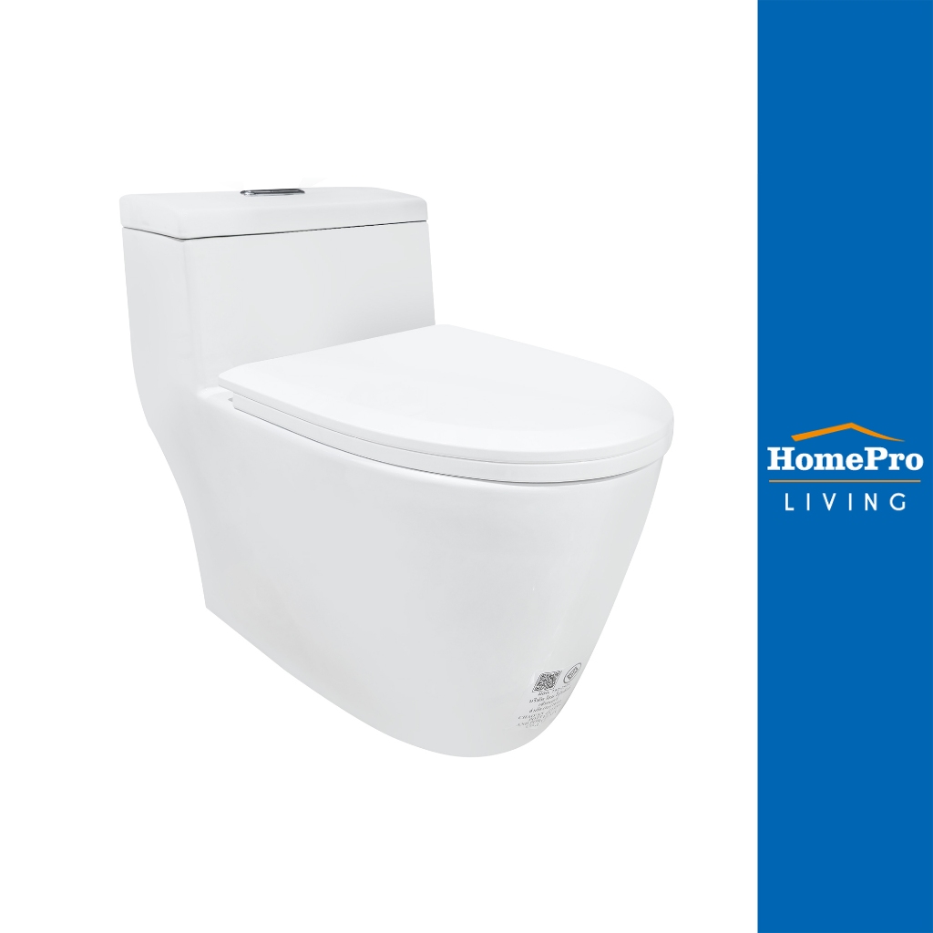 MOYA สุขภัณฑ์ 1 ชิ้น 347 3/4.5 ลิตร สีขาว จัดส่งโดย HomePro ชักโครก โถส้วม