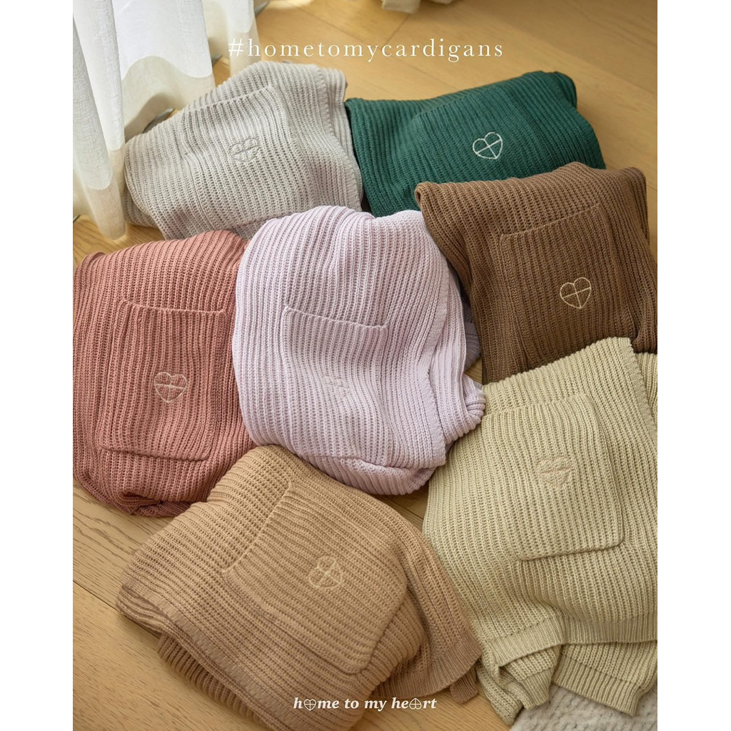 Lot พร้อมส่ง🔥Home to my heart cardigan คาร์ดิแกน (NEW IN PACK‼️)