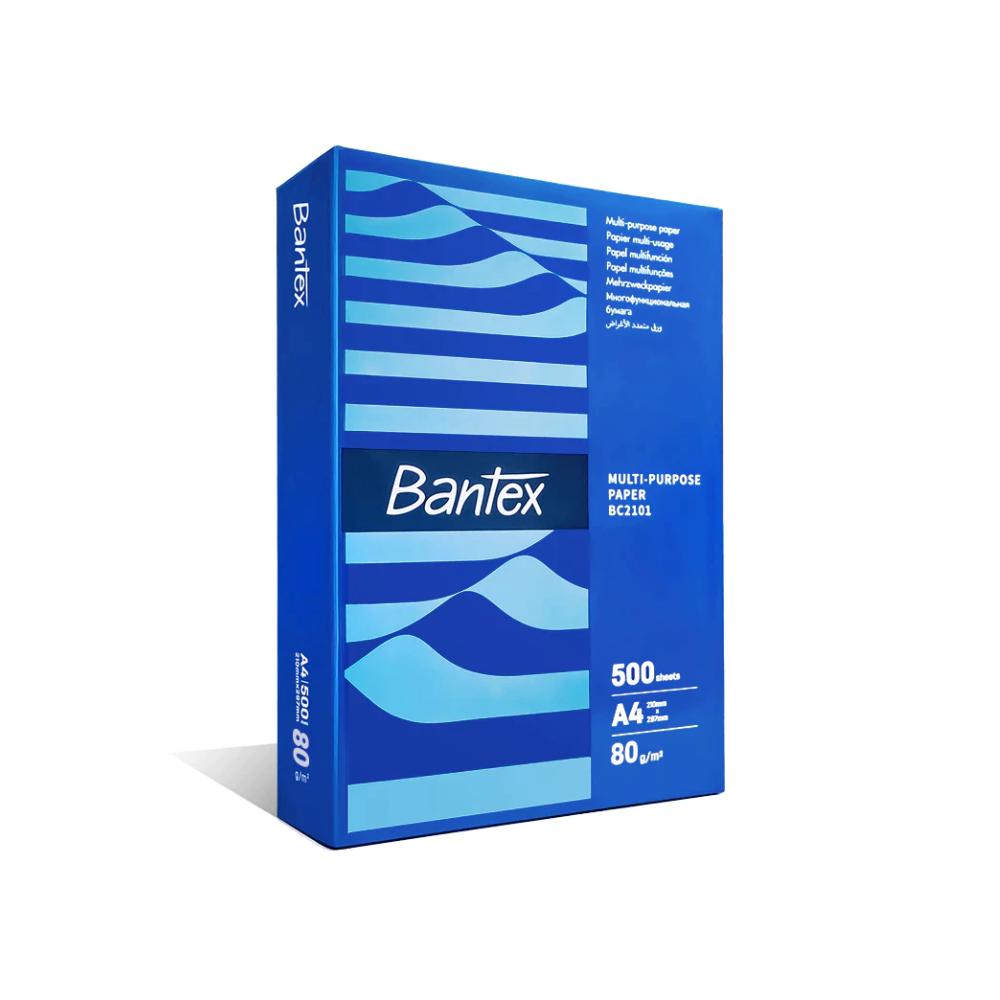 Bantex กระดาษ A4 70แกรม กระดาษปรื้น กระดาษถ่ายเอกสาร 1รีม 1กล่อง/5รีม 500 แผ่นใน1รีม Copy Paper