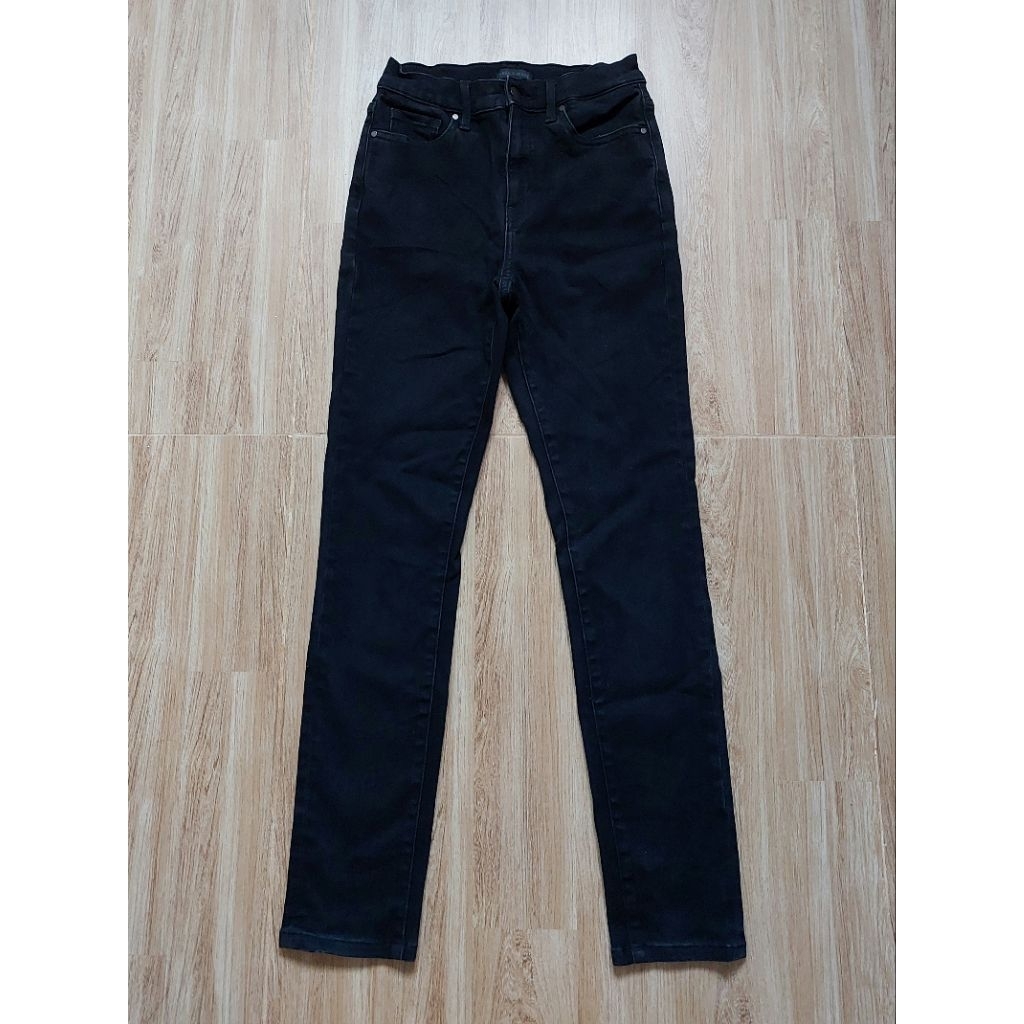 กางเกงยีนส์กันหนาว Uniqlo Heattech เอว 24"- 26" สะโพก 32"- 36"
