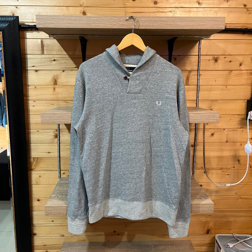 fred perry shawl collar cardigan