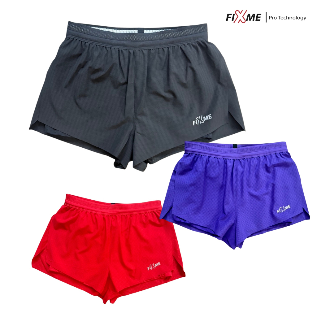 (ใหม่ล่าสุด) กางเกงวิ่ง Ninja Running Shorts ซับในขาสั้น FIXME