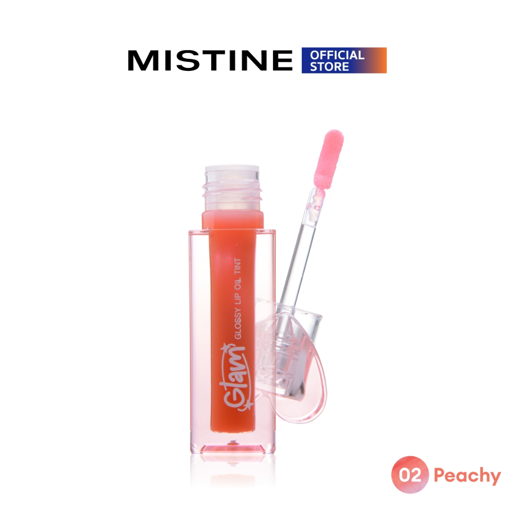 MISTINE زيت شفاه ملون Glam Glossy ‏3 غ — صورة 3