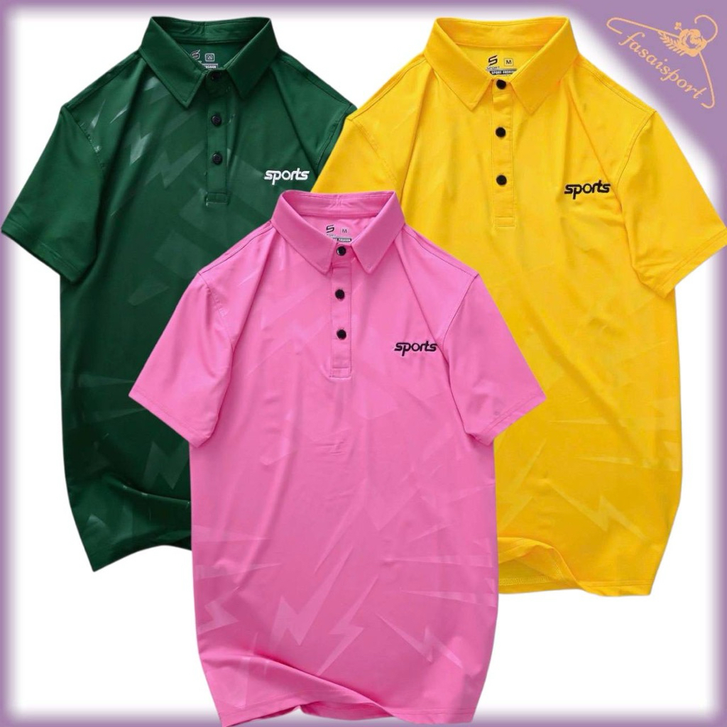 เสื้อโปโล เสื้อคอปก ปักsport's สวมใส่ได้ทุกเพศ ทุกวัย